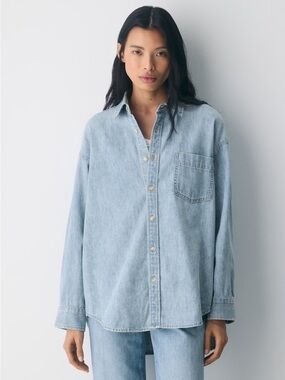 Denim Forum The '80s Comfy Denim Shirt